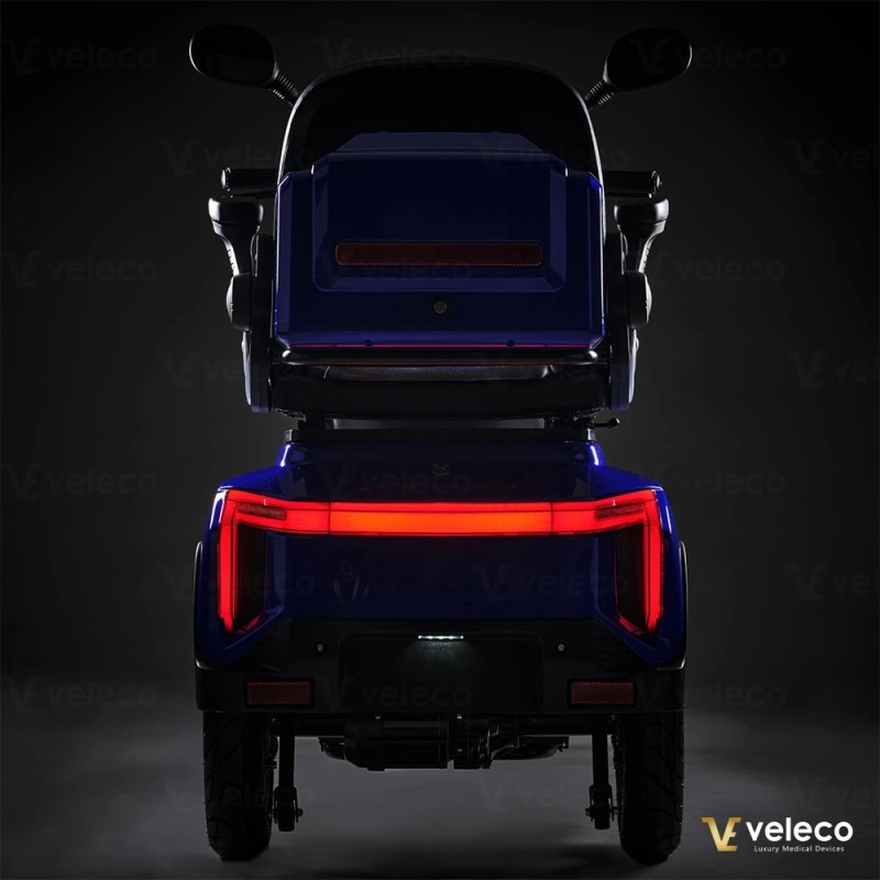 Veleco TURRIS: Dreirad-Mobilitätsroller, LED-Beleuchtung