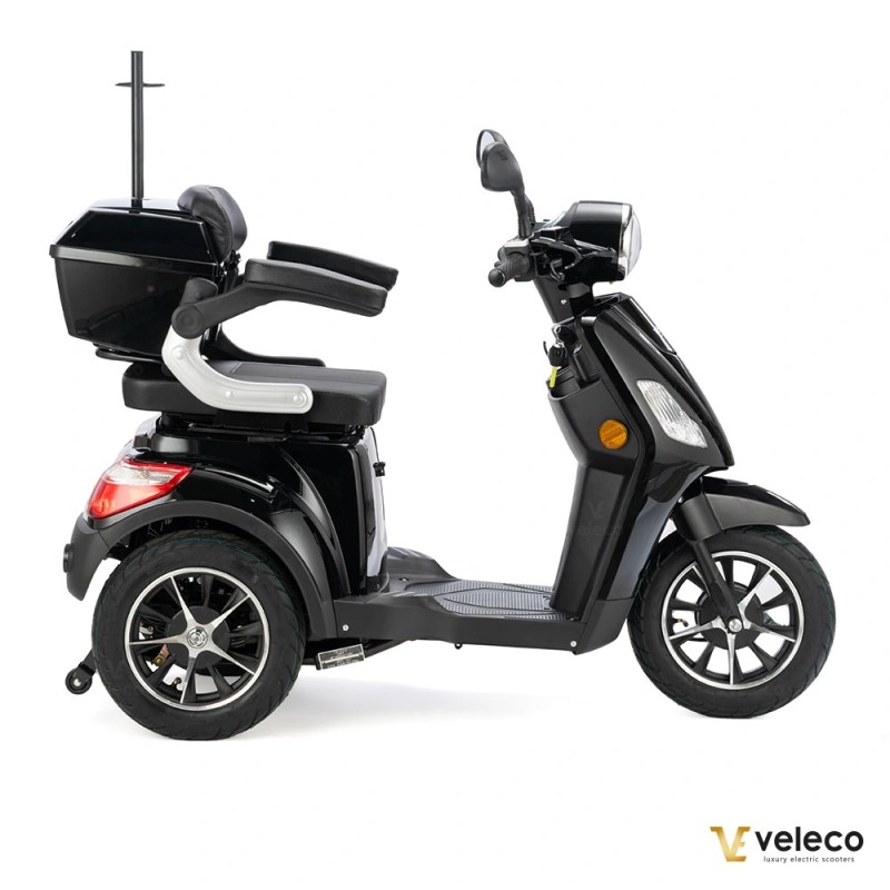 Veleco DRACO: 3-Rad-Mobilitätsroller mit Zusatzausstattung