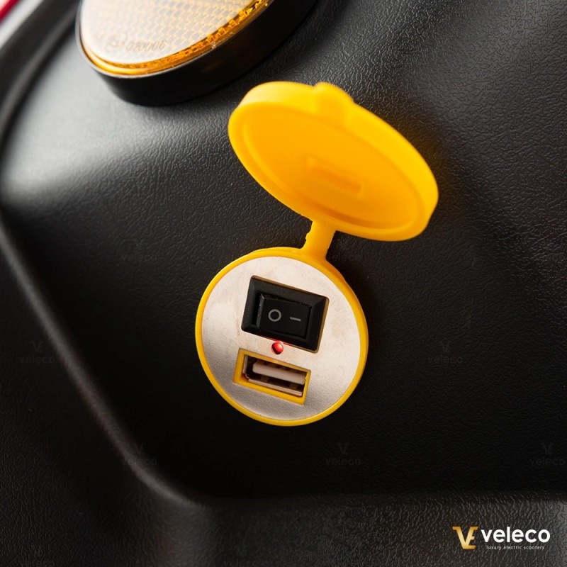 Veleco DRACO: 3-Rad-Mobilitätsroller mit Zusatzausstattung