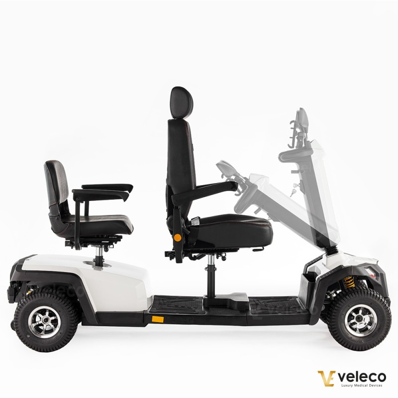 Veleco SHARPY TWIN: mobility scooter with dual seating