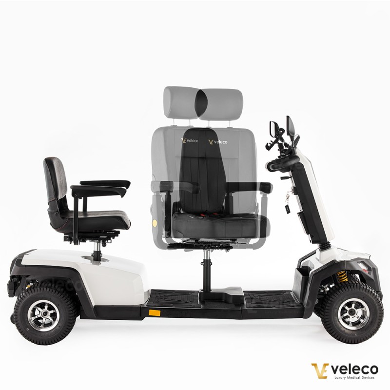 Veleco SHARPY TWIN: mobility scooter with dual seating