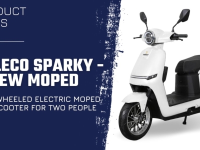 Veleco SPARKY – two-wheeled electric moped for 2 people