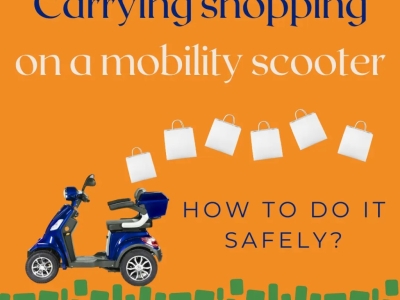 Carrying shopping on a mobility scooter — how to do it safely?