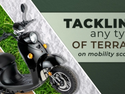 Tackling any type of terrain on mobility scooter